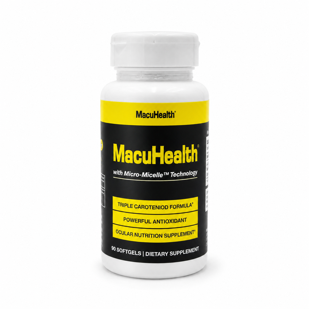 MacuHealth Triple Carotenoid Formula Eye Health Supplement For Adults – Lutein, Zeaxanthin & Meso-Zeaxanthin | 90 Softgels