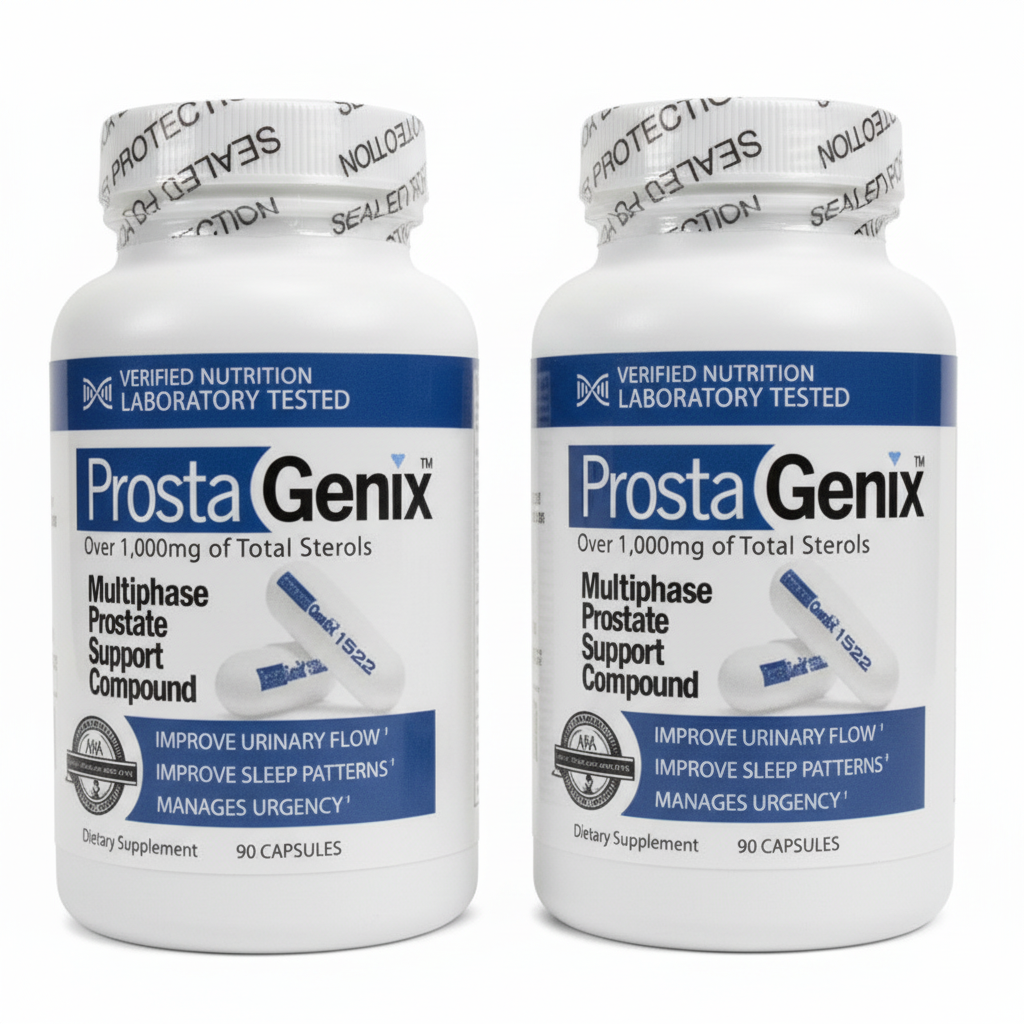 ProstaGenix Multiphase Prostate Supplement 2-Bottle Pack - Men's Prostate and Urinary Health Support